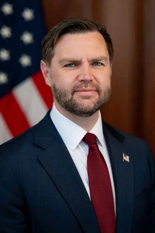 Headshot or formal portrait of JD Vance