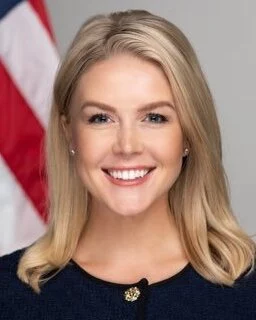 Headshot or formal portrait of Karoline Leavitt