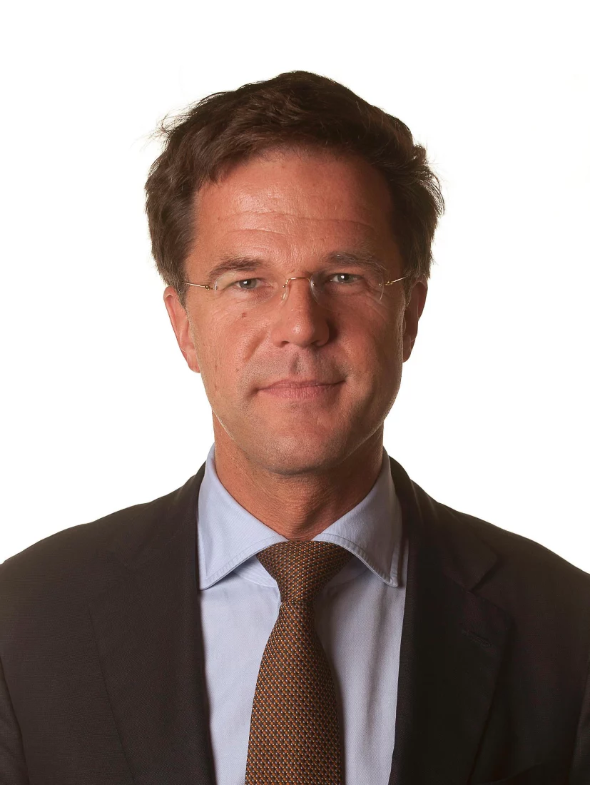 Headshot or formal portrait of Mark Rutte