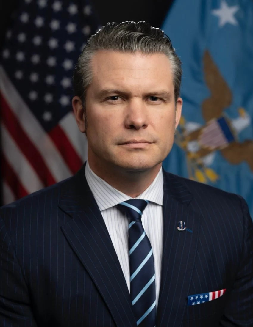 Headshot or formal portrait of Pete Hegseth