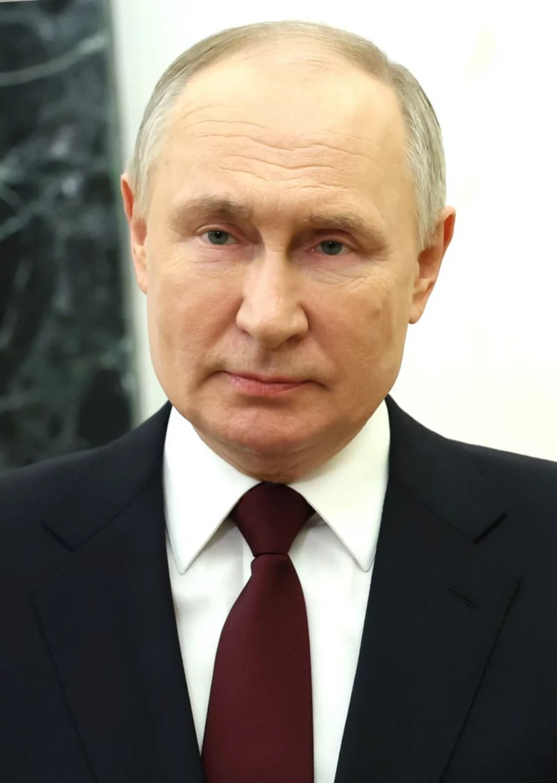 Headshot or formal portrait of Vladimir Putin